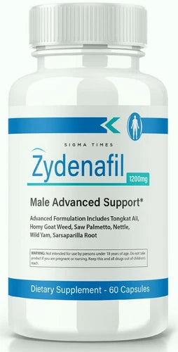 Zydenafil Male Health Support Pills to Boost Libido and Energy 60ct