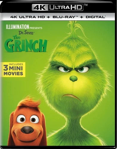 Illumination Presents Dr. Seuss' The Grinch 4K UHD Blu-ray Benedict Cumberb