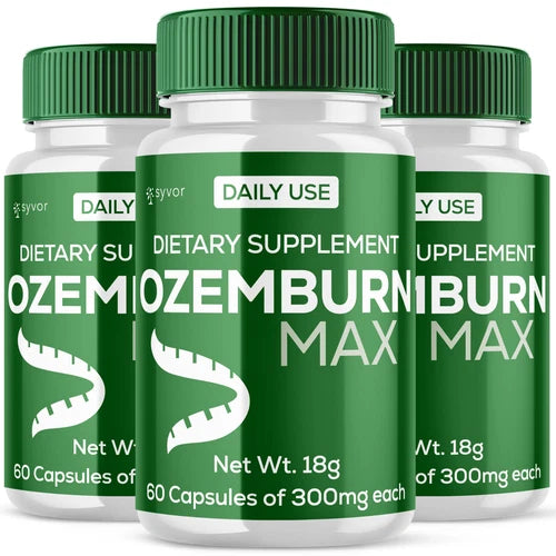 Ozemburn Max Supplement Pills Advanced Formula Fitness Support Vitamin 180 Caps
