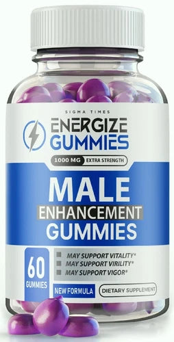 Energize Male Gummies, Gummy for Men to Help with Vitality and Virility 60ct