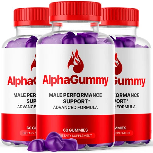 AlphaGummy for Men Advanced Energy & Performance Vitamin Supplement 180 Gummies