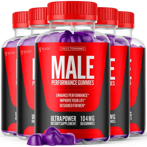 Erectonin MD Advanced Male Performance Formula Vitamin Supplement 300 Gummies