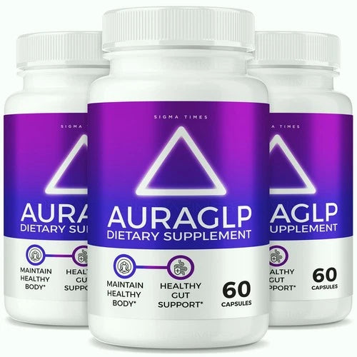 (3 Pack) Aura GLP for Weight Loss - AuraGLP Advanced Fat Burning Formula