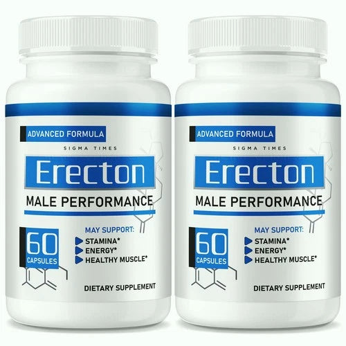 (2 Pack) Erecton Pills for Men, Fast Acting Premium Male Supplement