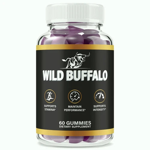 Wild Buffalo Male Gummies, WildBuffalo Performance Gummy for Men 60ct