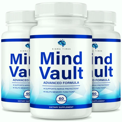 (3 pack) Mind Vault Supplement, MindVault Advanced Brain Health Support Formula