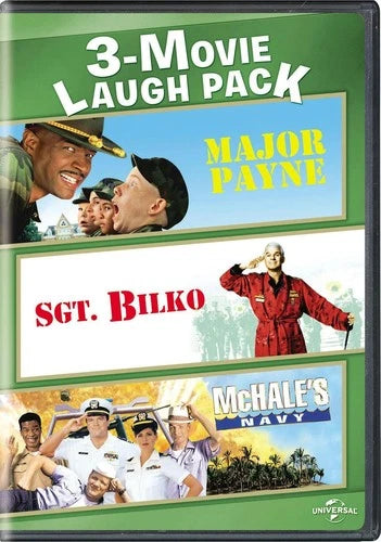 3-movie Laugh Pack - Major Payne / Sgt. Bilko / McHale's Navy DVD Damon Way