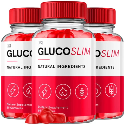 (3 Pack) Glucoslim Keto, Gluco Slim Keto ACV Weight Loss  Gummies (180 Gummies)