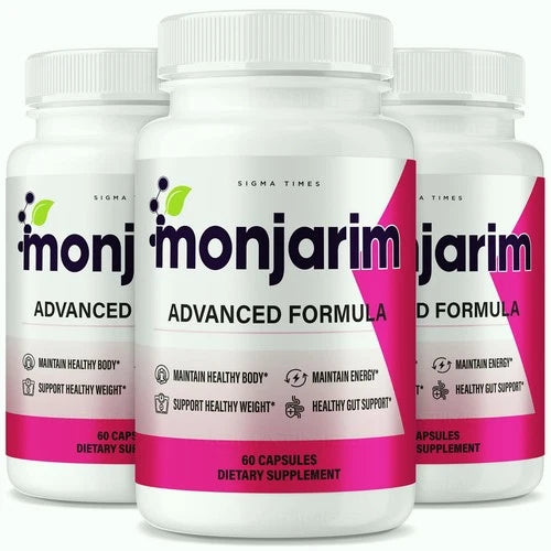 (3 Pack) Monjarim Capsules, Advanced Fat-Burning Formula for Weight Loss
