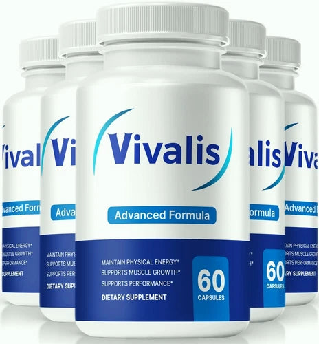 (5 Pack) Vivalis for Men ed, Male Health Pills to Boost Energy & Vitality