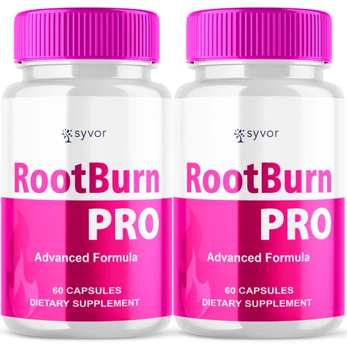 (2 Pack) RootBurn Pro Advanced Formula Natural Energy & Fitness Vitamin 120 Caps