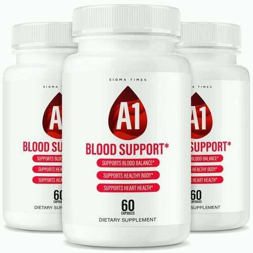 (3 Pack) A1 Blood Support Capsules, Advanced Formula for Balanced Levels