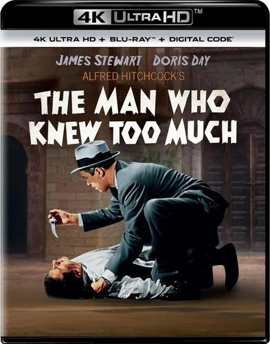 The Man Who Knew Too Much 4K UHD Blu-ray James Stewart NEW