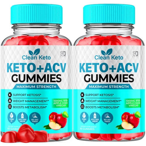(2 Pack) Clean Keto ACV, Clean Keto ACV Gummies Weight Loss (120 Gummies)