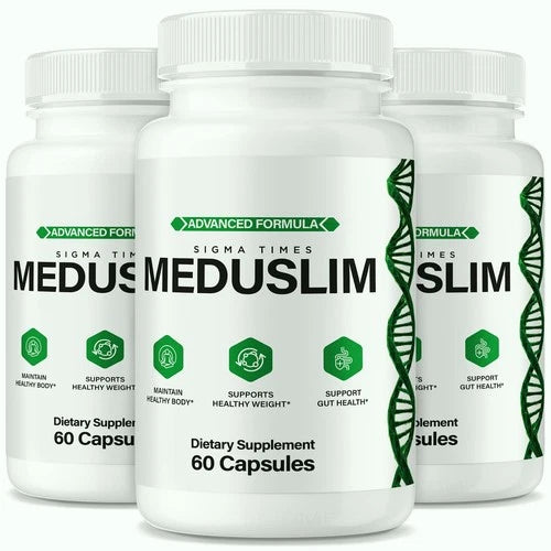 (3 Pack) MeduSlim Capsules - Premium Medu Slim for Advanced Weight Loss