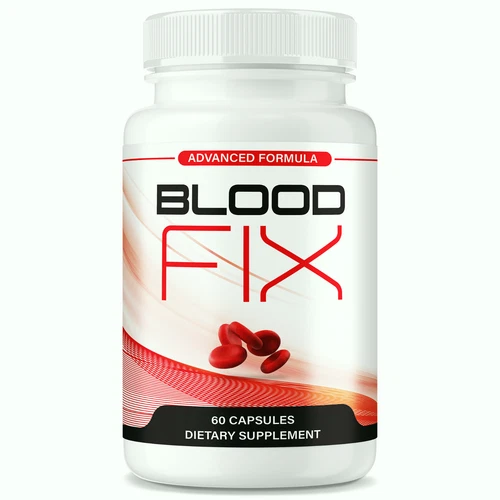 Blood Fix Capsules, BloodFix Advanced Blood Health Support Formula (60ct)