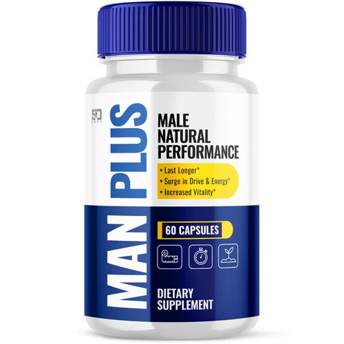 Man Plus Boosts Energy, Vitality and Male Natural Performance 60 Capsules