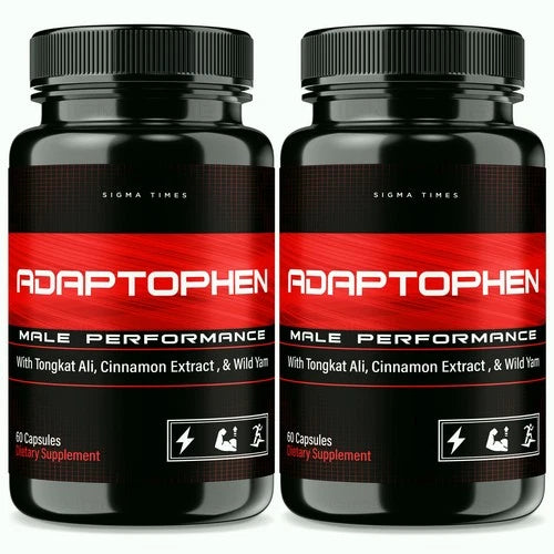 (2 Pack) Adaptophen Capsules for Men, Advanced Supplement Pills for Male