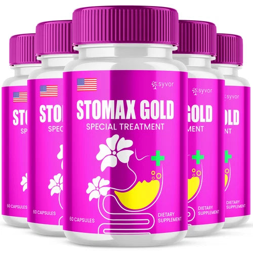 Stomax Gold Probiotic Gut Health Formula Enhance Digestive Function 300 Capsules