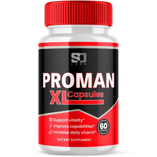(1 Pack) ProMan XL Male Pills, Maximize Energy, Vitality & Stamina 60 Capsules