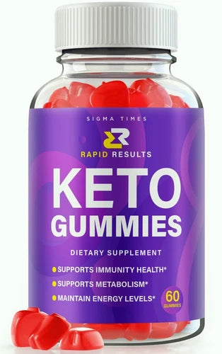 Rapid Results Keto ACV Gummies for Advanced Weight Loss & Fat Burning 60ct