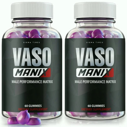 (2 Pack) VasoManix Male Health Gummies for Overall Wellness and Performance