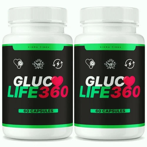 (2 Pack) Gluco Life 360 Capsules – GlucoLife 360 Blood Health Support Formula