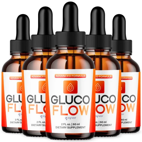 Gluco Flow Drops Advanced Formula Vitamin Supplement All Natural 300 Servings