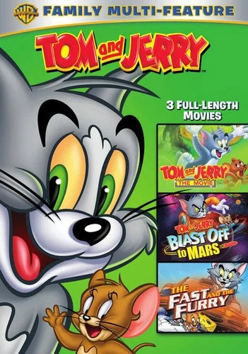 Tom and Jerry The Movie / Blast Off to Mars / The Fast and the Furry DVD