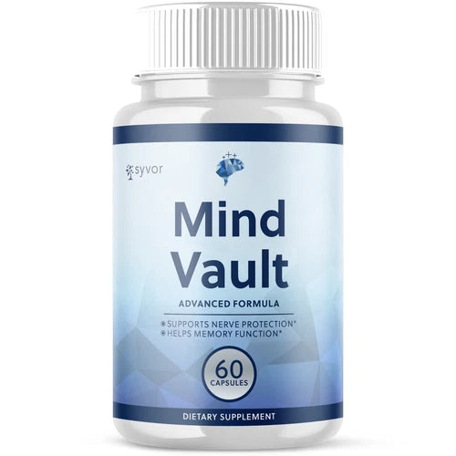 (1 Pack) Mind Vault Nootropic All Natural Formula Brain Supplement 60 Capsules
