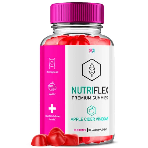 Nutriflex Premium ACV Gummies Weight Management Supplement 60 Gummies