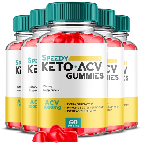 (5 Pack) Speedy Keto ACV Gummies, Speedy Keto Weight Loss (300 Gummies)