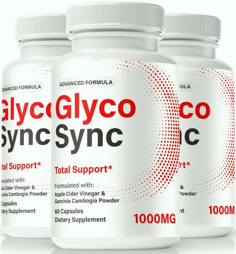(3 Pack) Glyco Sync Joint & Blood Support Pills for Healthy Blood Levels & Flow