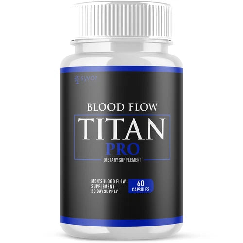 (1 Pack) Titan Pro Blood Advanced Support Glycogen Supplement 60 Capsules