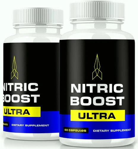 (2 Pack) Nitric Boost Ultra Energy Pills for Ed, Nitric Boost Ultra for Men