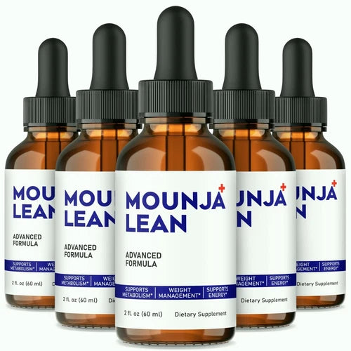 (5 Pack) Mounja Lean Weight Loss Drops, MounjaLean Fat Burning Formula