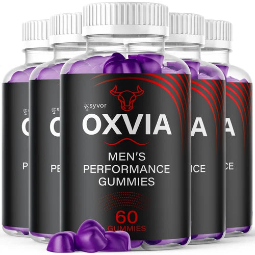 (5 Pack) Oxvia Male Gummies Advanced Formula Vitamin Supplement 300 Gummies