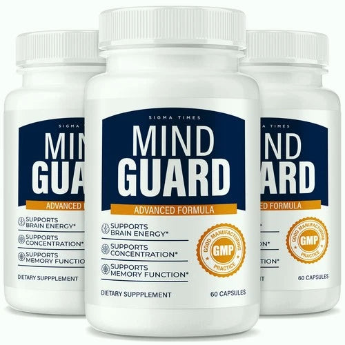 (3 Pack) Mind Guard Brain Supplement - MindGuard Cognitive Support for Memory