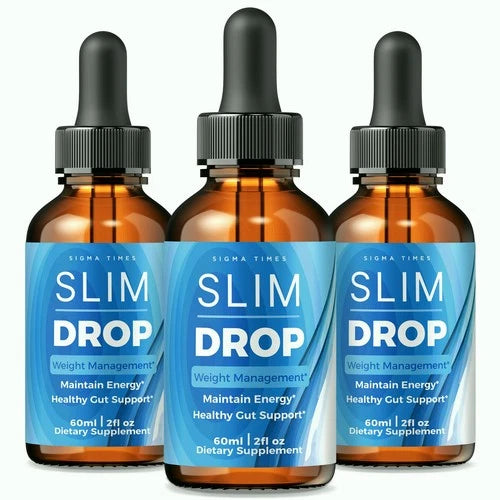 (3 Pack) Slim Drop for Weight Loss - Premium Slim Drops Fat-Burning Support