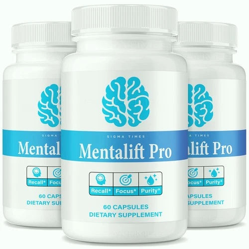 (3 Pack) Mentalift Pro Capsules - MentaliftPro Advanced Brain and Memory Support