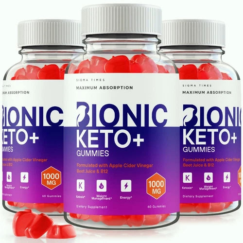 (3 Pack) Bionic Keto + ACV Gummies to Support Weight Loss and Energy Levels