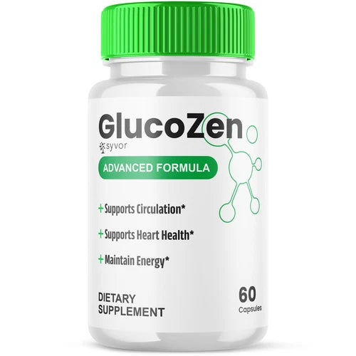 (1 Pack) GlucoZen Blood Balance Advanced Support Glycogen Vitamin 60 Capsules