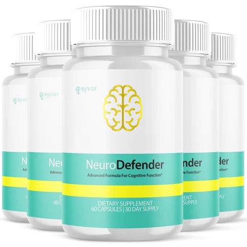 (5 Pack) Neuro Defender Nootropic Natural Formula Brain Supplement 300 Capsules