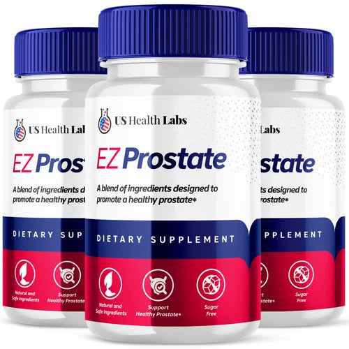 (3 Pack) EZ Prostate Capsules, Easy Prostate AdvancedFormula Pill (180 Capsules)