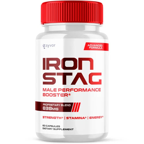 Iron Stag Advanced Pills for Men Extra Strength Ironstag Supplement 60 Capsules