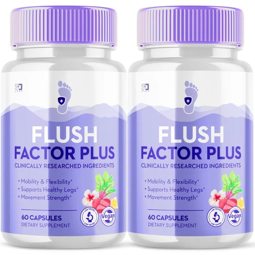 Flush Factor Plus Supports Mobility, Flexibility & Enhance Strength (2 Pack)