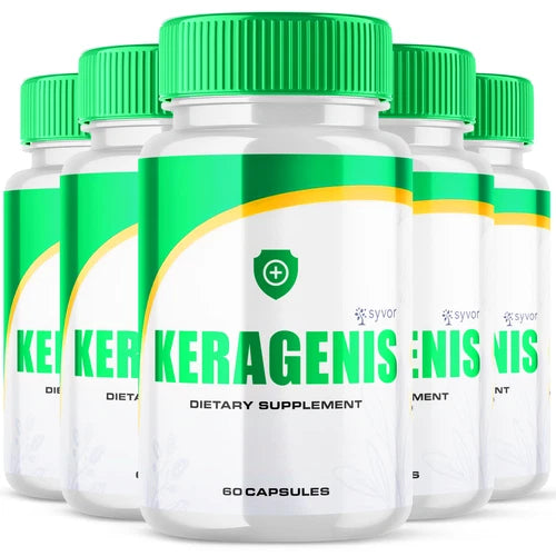 keragenis Nail Daily Keratin Support for Clear Strong Fingernails 300 Capsules