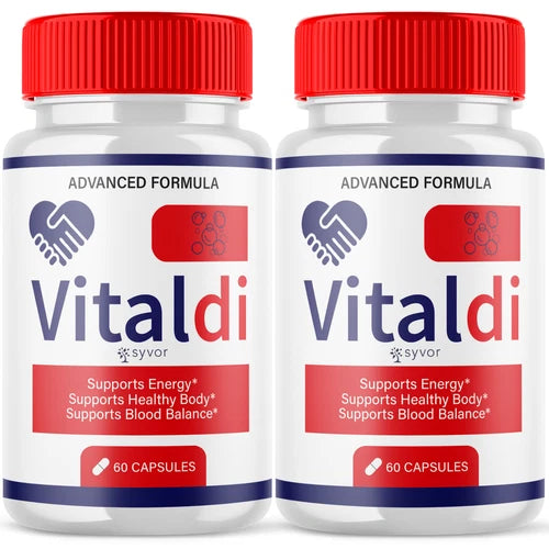 (2 Pack) Vitaldi Blood Pills Advanced Support Glycogen Supplement 120 Capsules
