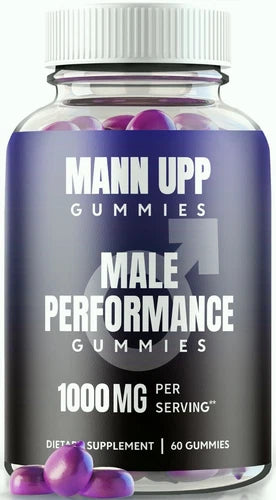 Mann Upp Performance Gummies for Men, Enhancement & Stamina Gummy 60ct