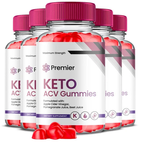 (5 Pack) Premier Keto ACV Gummies, Premier Keto Gummies Plus ACV (300 Gummies)